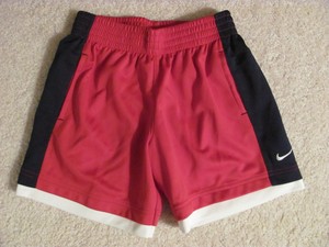 nike red white and blue shorts