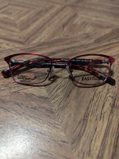 EASY TWIST ET991 35 Red Girls Kids Rectangle Full Rim Eyeglasses 44-17-120 B:28