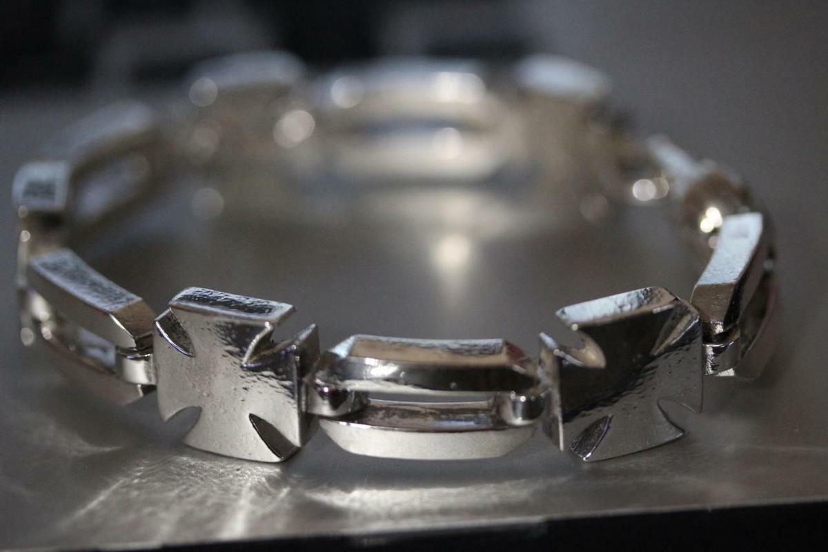 King Baby Studio スターリングシルバー・クロス・ロザリオ Vintage King Baby Studio USA Medieval Cross 925 Sterling