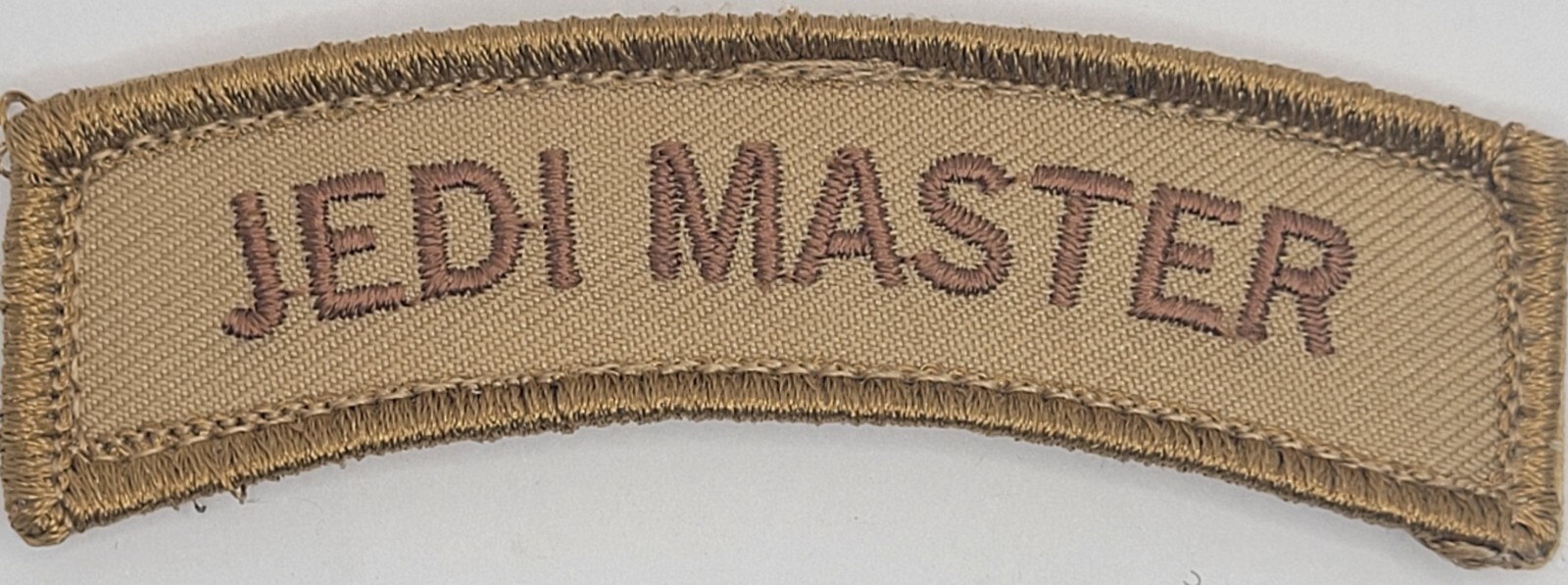 Star Wars Jedi Master Brown Rocker Tactical Hook Embroidered Patch