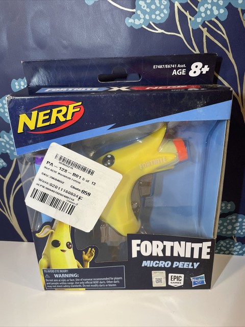 2pack NERF Fortnite Micro Peely Mini 