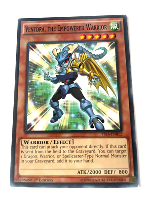 yugioh empowered warrior deck Ventdra, the Empowered Warrior - YS14-EN012 - Common - 1st Edition - LP  YuGiOh!