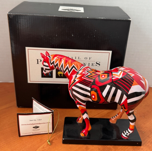 Trail of Painted Ponies Figurine MIB w/Tags Navajo Blanket Pony B Quimby 2003