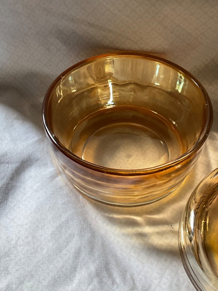 Vintage Marigold Carnival Glass French Poodle Dog eBay