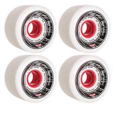 Globo Skateboard Longboard Cruiser Ruote Rotonda Onshore 70mm 83A Bianco/Rosso