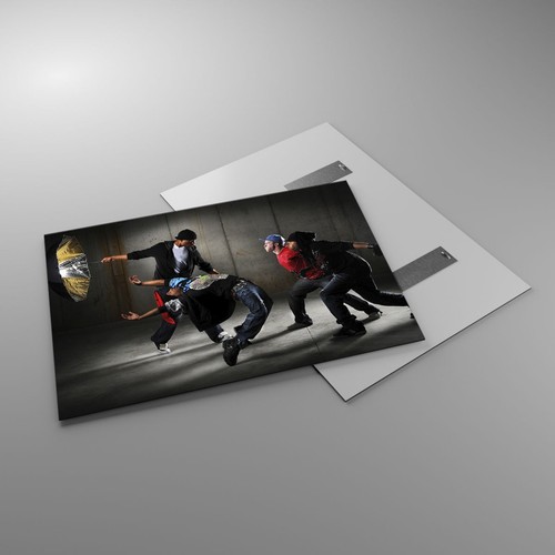Cuadro Sobre Vidrio 100x70cm Cuadros Pared Equilibrio bailarines salto Wall Art - Imagen 2 de 10
