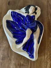 Holland Mold Mid Century Ashtray Sexy Risque Lady Woman Centerfold Pose