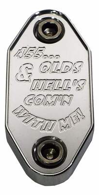 Fuel Pump Block Off Plate Fits Oldsmobile 455 Cutlass 442 Engines Billet 6061 US