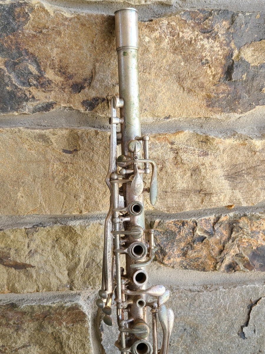 メタルクラリネット　Cavalier Elkhart VINTAGE ELKHART INDIANA CAVALIER METAL CLARINET | eBay