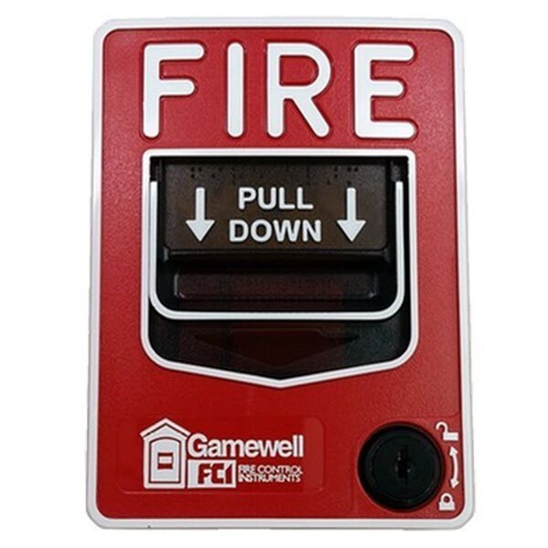 Gamewell FCI MS-7ASF Pull Station Manual MS-7 Single Action No-Code ...