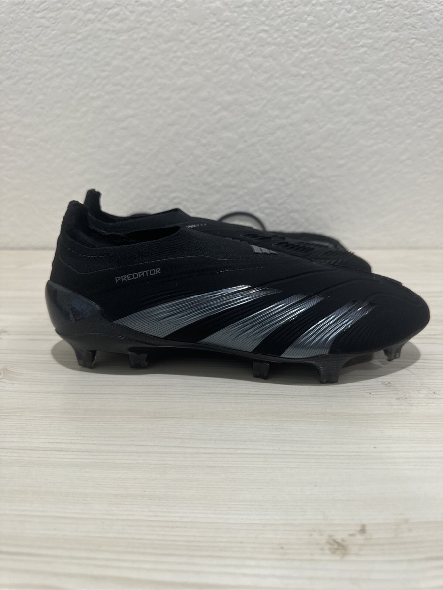 adidas Predator 24 Elite Laceless FG Soccer Cleats Men’s Size 7.5 Slip-On Black Size 5.5 - adidas Predator 24 Elite Laceless FG Base Black  main image 4