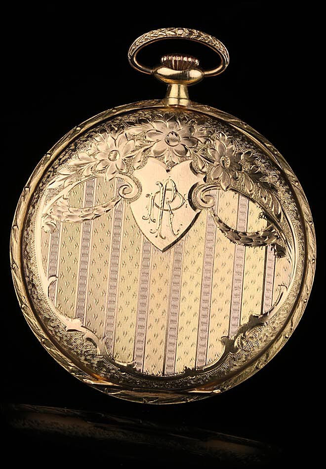 Beautiful Antique 18K Gold Pocket Switzerland, Circa 1920