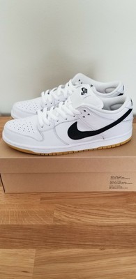 nike sb dunk low orange label white