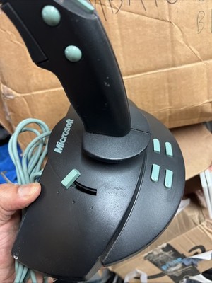 Microsoft SideWinder 3D Pro Joystick Gameport PC Flight Stick