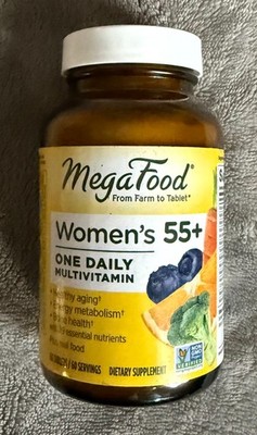 MegaFood Women's 55+ Advanced Multivitamin 60 TB Exp 08/2026+ NEW & SEALED