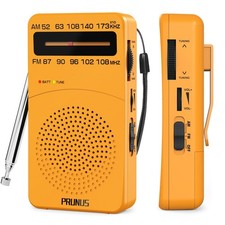 PRUNUS J-166 Handheld size: L x W x H: 1.2 x 3.6 x 4.7 inches, Orange