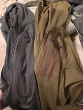 Sitka Heavyweight Hoody dark grey and coyote MEDIUM 