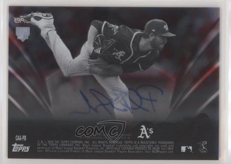 2018 Topps Clearly Authentic Black /75 Paul Blackburn #CAA-PB Rookie Auto RC - Image 2 of 2