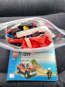 LEGO City Fire Helicopter 7206 Complete Set with Instructions