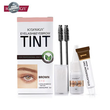 Eyelash Eyebrow Dye Tint Kit Waterproof Long Lasting Permanent Color Gel.