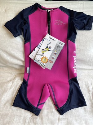 NEW! Aqua Sphere Youth Sz 4 Stingray Core Warmer Short Sleeve 2MM Wetsuit