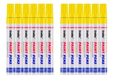 Yellow Paint Markers, 12 Pack Oil-Based Waterproof Quick Dry Permanent Paint ...