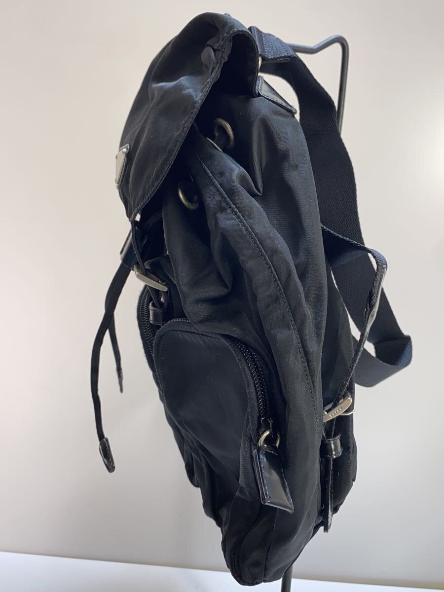 PRADA Backpack Nylon BLK Plain - image 2
