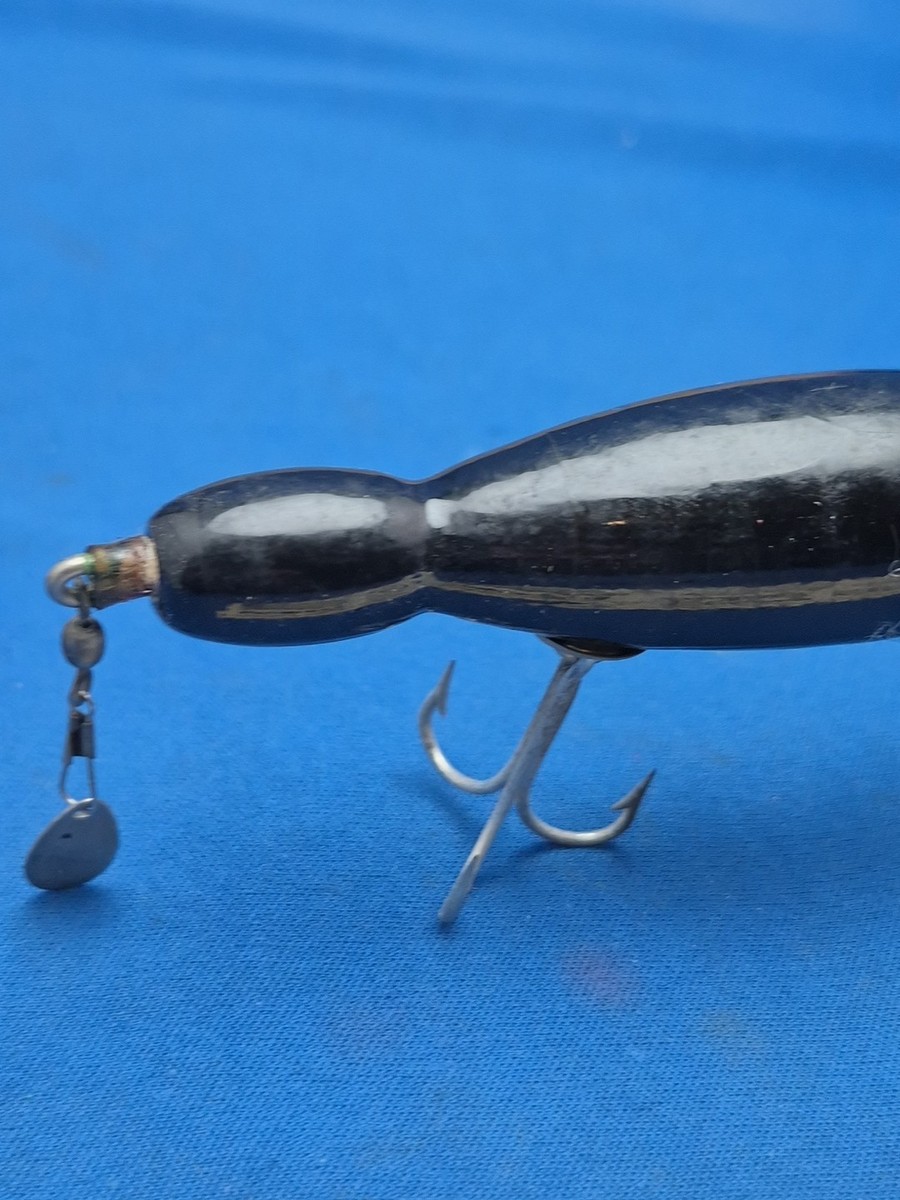 Leurre De Pêche Ancien Bomber - Topwater Bois - Années 1960 - Boîte D'origine (rare)