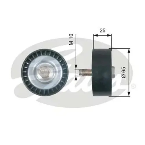 Gates Deflection Guide Pulley V-Ribbed Belt For Dodge Avenger 2007-2014 2 2.4 - Image 16