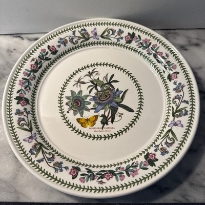 Vintage Portmeirion Passiflora Caerulea Butterfly Dinner Plate