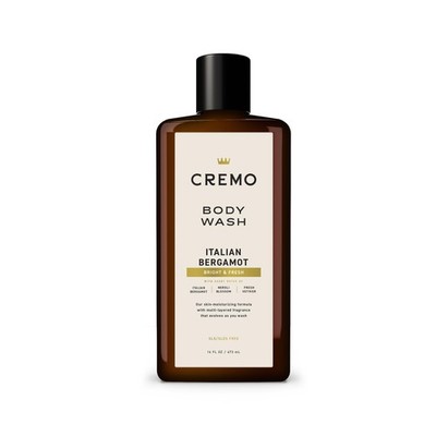 Cremo Body Wash Men, Notes of Italian Bergamot, Neroli 16 Fl Oz (Pack 1) 