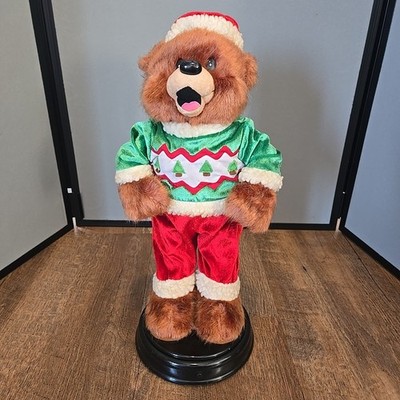 Gemmy 2005 Animated 17'' Singing Spinning Dancin' Bear Shake Your Booty - Working