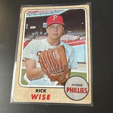 1968 Topps Base Set Rick Wise #262 Philadelphia Phillies MLB Baseball Card