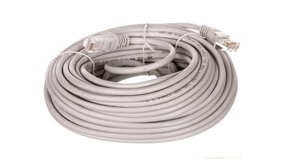 Patchcord Patchkabel U/UTP Kat.5e CCA grau 20m 68362
