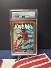 CJ Stroud 2021 Bowman University The Big Kahuna Orange Refractor 🍊/25🍊PSA 9