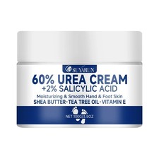60% Urea Foot Cream for Cracked Heels & Dry Skin - Intensive Moisturizing