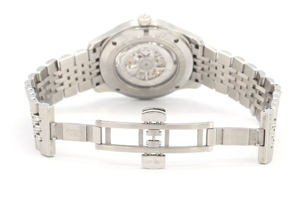 Gucci G-Timeless Men's Steel Skeleton Auto Watch Silver Used From Japan thumbnail 3