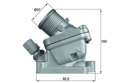 MAHLE TH 36 90D Thermostat, Kühlmittel für VOLVO