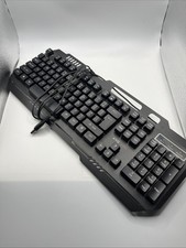Evo Core LED Glow Gaming Keyboard MI-CGB01 Tested Works Free Shipping