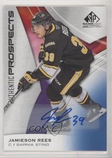 2019-20 Upper Deck SP Game Used CHL Edition Blue Jamieson Rees #20 Auto 3az