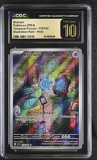 Pokémon GRADED Bronzor 170/162 Temporal Forces IR PRISTINE 10 CGC ENGLISH on eBay