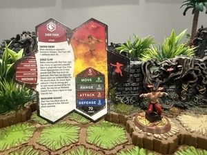 Heroscape Zhen Yuan Official C3V Figure With Card