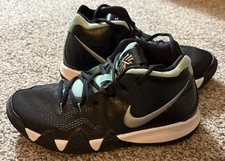 Nike Boys Kyrie 4 AA2897-390 Black Basketball Shoes Sneakers Size 7Y