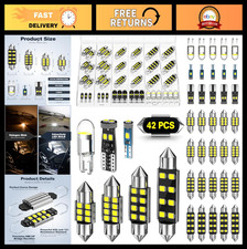 42 Pcs Led Interior Car Lights Kit - Super Bright Dome Map Door Bulbs Fits 1 42 Pcs Led Interior Car Lights Kit - Super Bright Dome Map Door Bulbs Fits 1