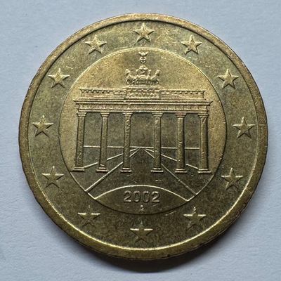#ad #ad 2002 Germany 50 Euro Cents Coin #D 027 $4.99