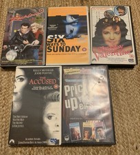 BUNDLE OF 5 BIG BOX VHS CASSETTES. VGC.