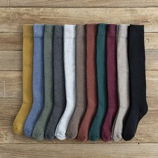 Winter Long Tube Thick High Tube Socks Knee-Length Socks Cotton Velvet Ther