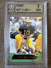 2000 Press Pass Tom Brady #37 (RC) - BGS 7