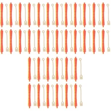 72 Pcs  Perm Rod Hair Roller with Rubber Band Home Barber Hair Styling Tools