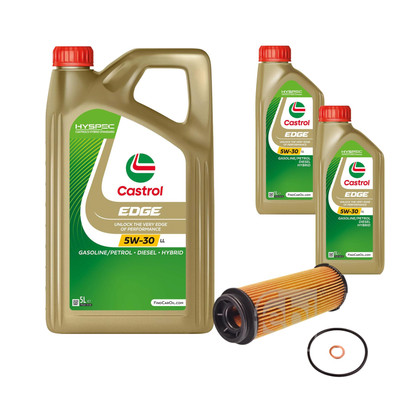 FEBI Ölfilter 7L Castrol EDGE Titanium FST 5W-30 LL für BMW 5er Touring G31